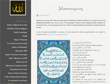 Tablet Screenshot of islamcoranique.org